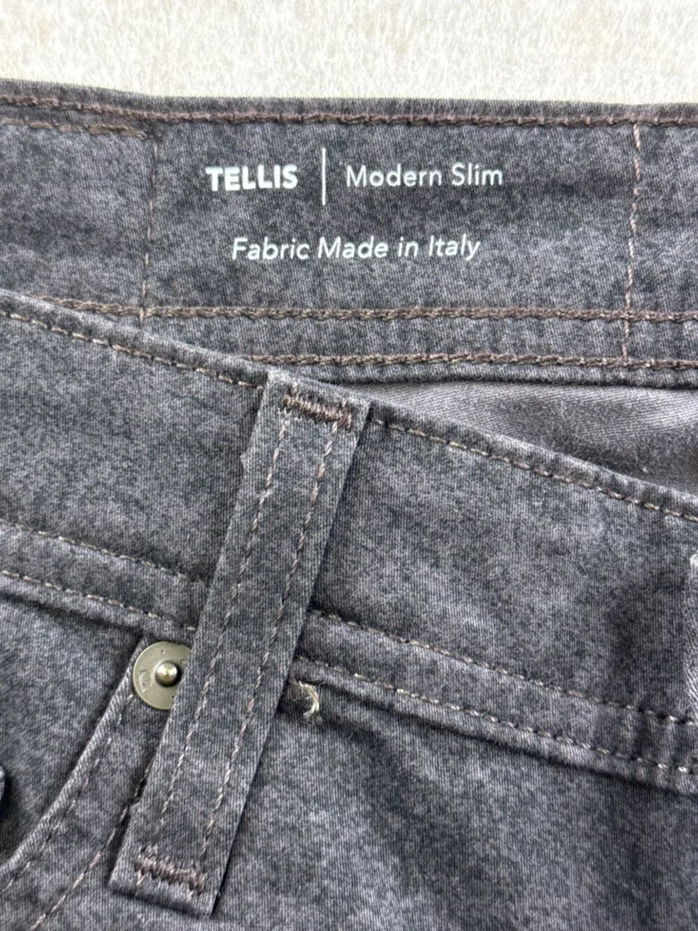 AG Adriano Goldschmied Tellis Modern Slim Sueded Sateen Pants Men's 29x34 NWT
